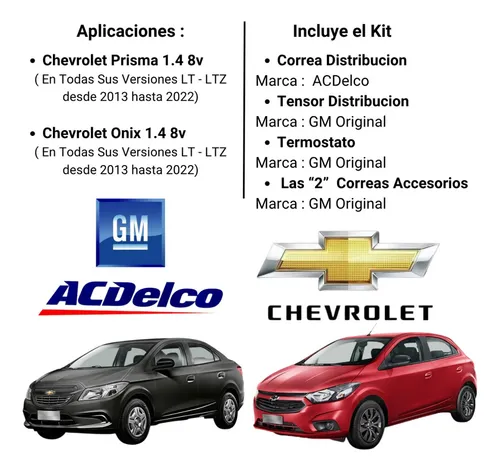 Kit Distribucion Gm Onix 1.4 8v 2021 2022 2023