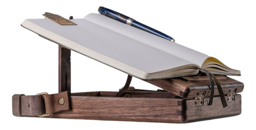 2024 Caja Mensajera De Madera Estuche De Escritura Portátil