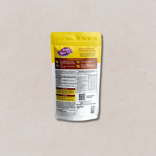 Macarrão De Konjac Cabelo De Anjo Konjac Massa Mf Sachê 200g