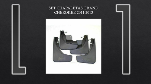 Set Chapaletas Grand Cherokee 2011-2013