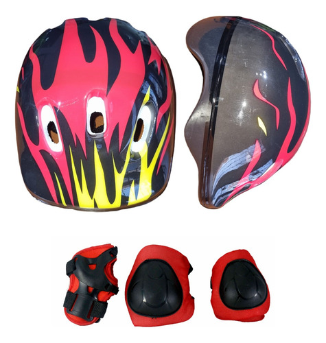 Protecciones Patines Rollers Casco Codera Rodillera Manos Ki