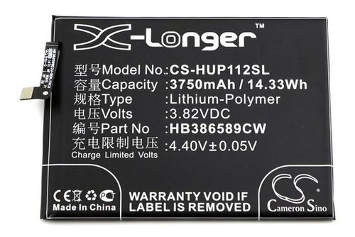 Bat Para Huawei P10 Plus Bkl-al20 Bkl-l09 Bkl-al00 V10