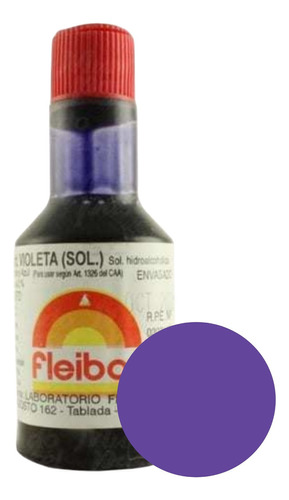 Colorante Liquido Fleibor Violeta X1 Unidad