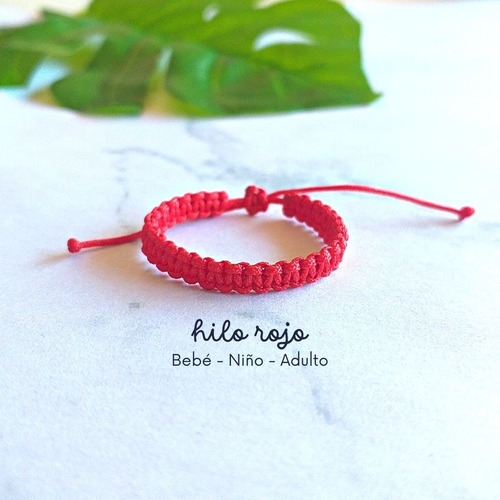 Pulsera Hilo Rojo Bebé Niño Adulto Protección Cábala 