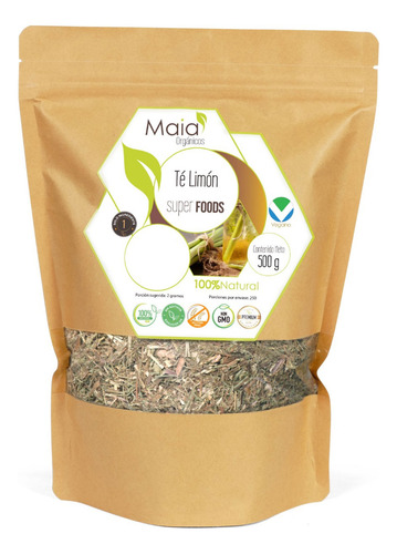 Té Limón / Zacate De Limón - 100% Natural 500 Gramos