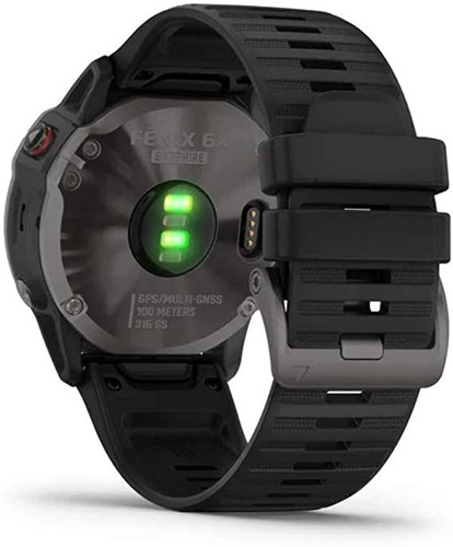 Imagem 3 de 5 de Relógio Garmin Fenix 6x Pro Safira 51mm Hrm Oxi Topo Musica