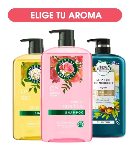 Herbal Essences Shampoo Classic 865ml - Colección Completa