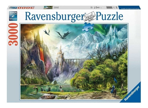 Rompecabezas Ravensburger 3000 Pzs Reign Of Dragons Lelab