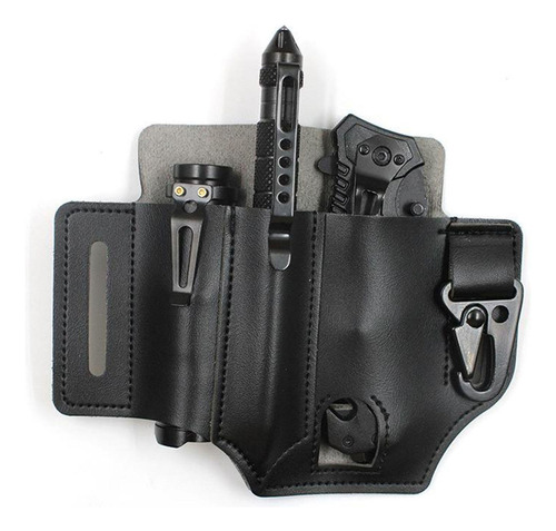 V Organizador De Bolsillo Con Funda De Cuero Multifunción
