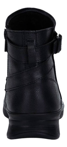 Bota De Cuña Dama Comoda Shosh Confort 705 Color Negro