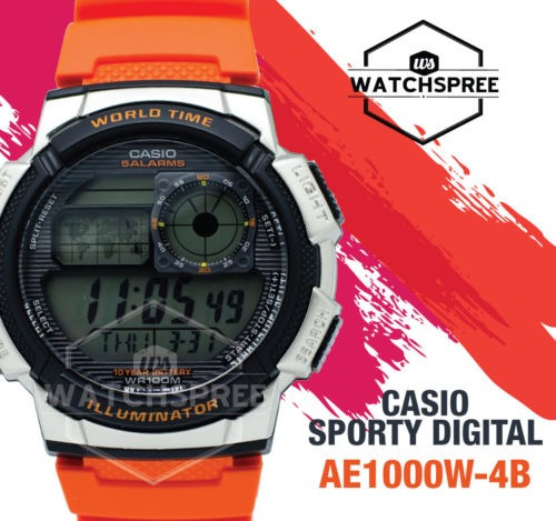 Reloj Digital De Diseño Deportivo Casio Standard Ae1000w-4b