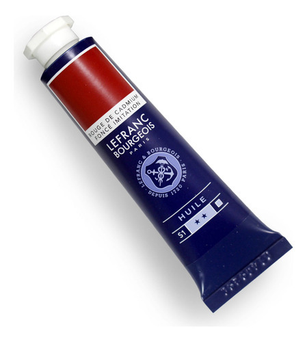 Tinta Óleo Fine Lefranc & Bourgeois 40ml Cor do óleo 882 Cadmium Red Ochre