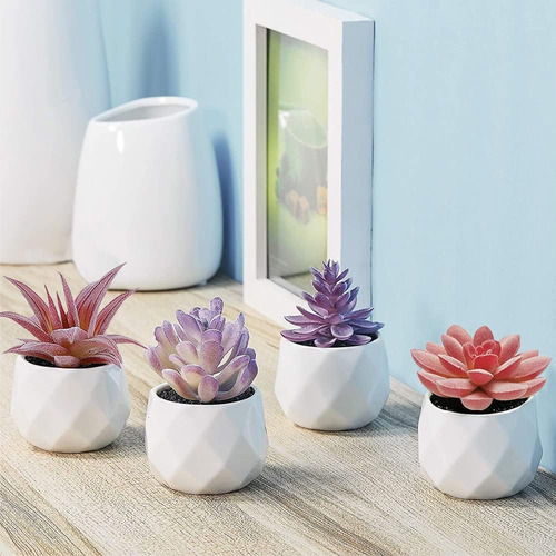 Artificial Succulent Plants For Desk, Office And Home Decora