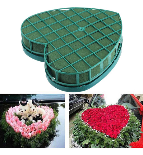 Casamento Carro Oásis Forma De Coração Espuma Floral