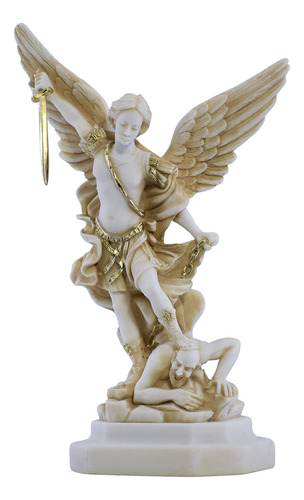 San Miguel Arcángel Derrotado A Lucifer Estatua Griega
