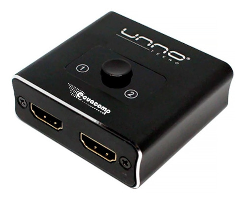 Splitter / Switch Hdmi 4k Unno Bidireccional De 2 Puertos 