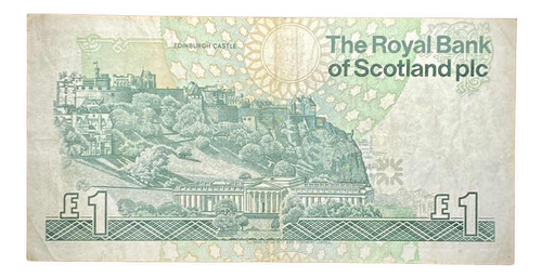 Billete 1 Libra Escocia 1993 Pick 351 C.2 Castillo Edimburgo