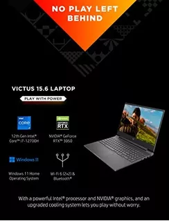 Laptop Victus By Hp 15 Gaming , Nvidia Geforce Rtx 3050 Ti,