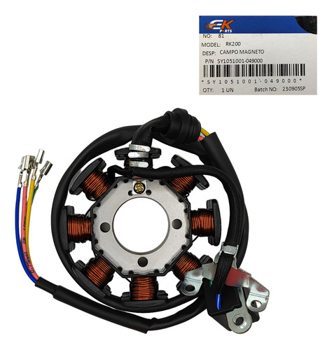 Embobinado Campos Rk200 Ek Parts Original