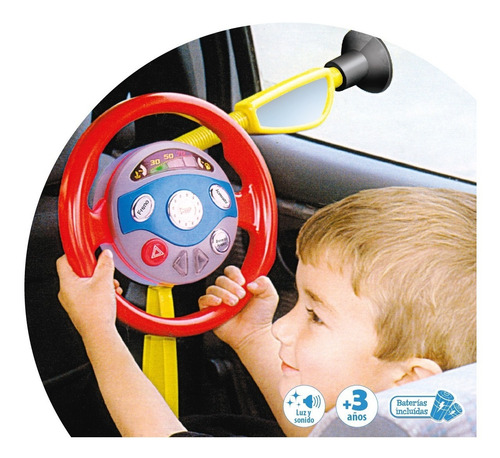 Imagen 4 de 9 de Volante Para Bebés Para Auto Mi Pequeño Conductor 6662