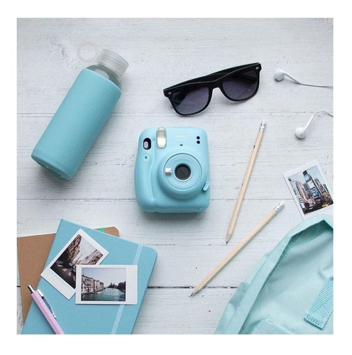 Imagen 8 de 10 de Camara Instantanea Fujifilm Instax Mini 11 Celeste Sky