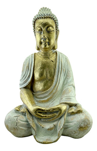 Figura Buda Gigante 67.5cm Budismo Escultura Zen Deco Zn Ct