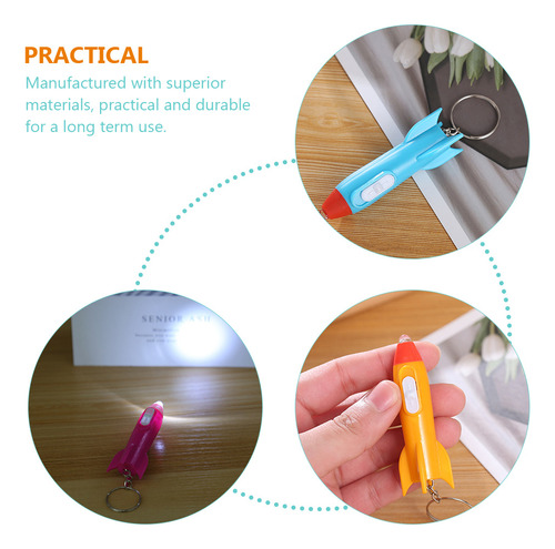 Llavero Rocket, Linterna, Regalo, 30 Unidades