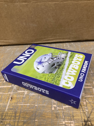 Uno Fandom Dallas Cowboys Nfl Mattel Juego De Mesa