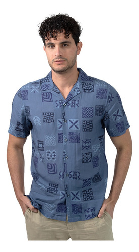 Camisa Comfort Fit Con Estampado Abstracto Generra