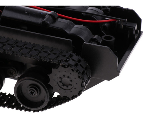 Chassi Carro Tanque Choque Leve Robô Inteligente Diy Com Kit