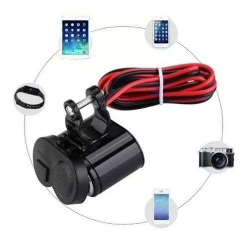 Imagen 2 de 8 de Cargador Toma 12v Usb Gps Celular Adaptador Soporte Fasmotos