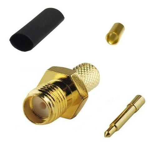 Conector Sma Hembra Crimp Rg-58 R/p - Bajo Ruido Iu