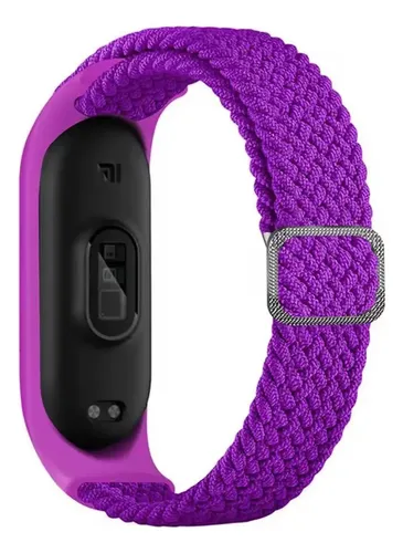 Bracelet Métal Violet Pour Xiaomi Mi Band 5/6 - Sangle Acier Inoxydable Générique