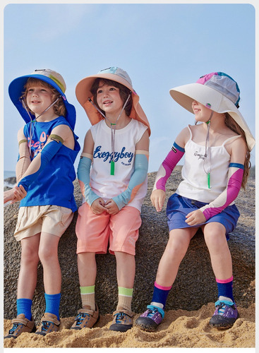 Sombrero De Sol Para Niños De Ala Grande Para Bebés Con