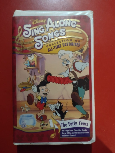Disney's Sing Along Songs - Pinocho Vhs (Usado)