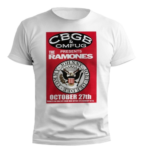 Remera The Ramones Afiche Mod 2 Diseño Exclusivo Hombre