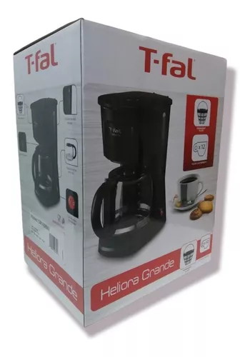 Cafetera T-Fal Heliora 12 Tazas Negro