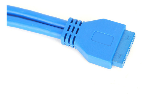 Soporte Usb Para Panel Trasero, Placa Base De 19 Pines A Dob