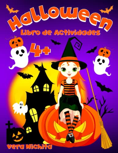 Halloween Libro De Actividades: 100 Paginas De Actividades D