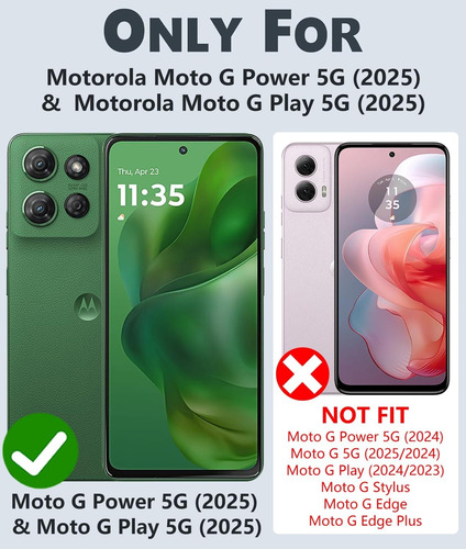 Funda Case Para Motorola G Power 5g 2025 Uso Rudo Protector Rojo Bumper