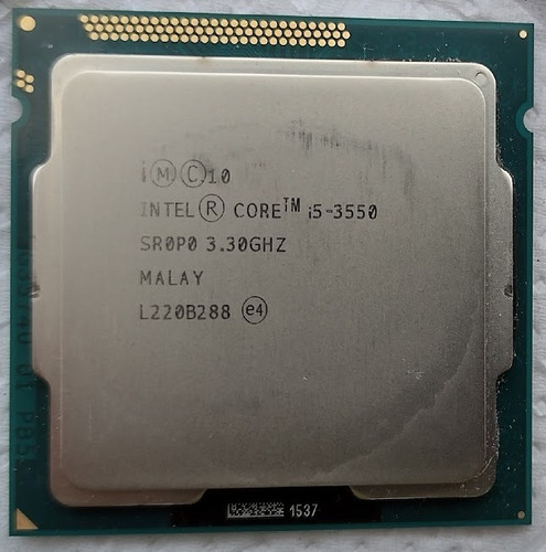 Procesador Intel I5 3550 3,3ghz - 3,7ghz Lga 1155 3ra Gen.