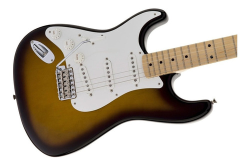 Guitarra eléctrica para zurdo Fender American Vintage '56 Stratocaster de aliso/fresno 2-color sunburst laca con diapasón de arce