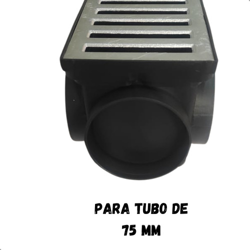 Kit 22 Ralo Aluminio 10x50 Linear Com Grelha Tubo 75 Mm