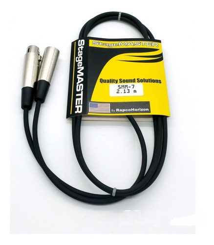 Cable P/micrófono Smm-7 2.13 Mtr Rapcohorizon Xlr(f)-xlr(m)