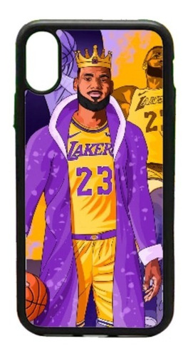 Funda Protector Para iPhone Lebron Lakers King