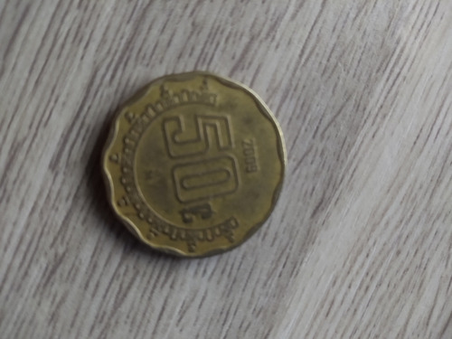 Moneda De 50c Del 2009, Muy Pocas Acuñadas En Ese Año.