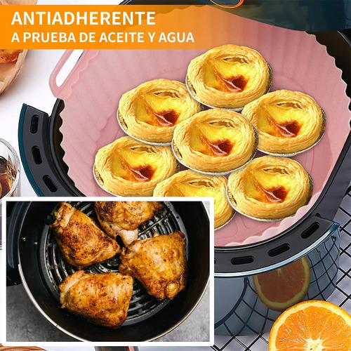 Air Fryer Silicona Reutilizable Moldes Para Hornear 7pcs