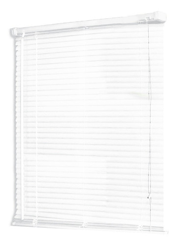 Persiana Scala Horizontal De Pvc 25 Mm 140x160 Color Blanco