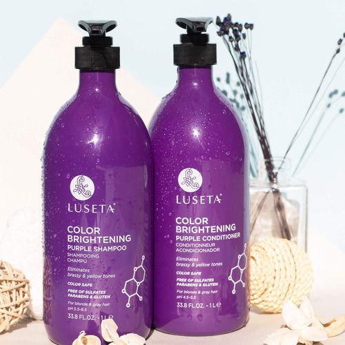 Conjunto De Shampoo E Condicionador L Luseta Color Brighteni