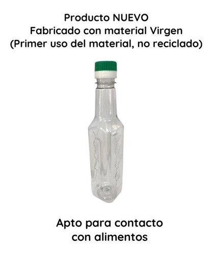 Imagen 7 de 10 de Botellas Plasticas Pet 250 Cc Cuadrada Para Aceite X 99 Un